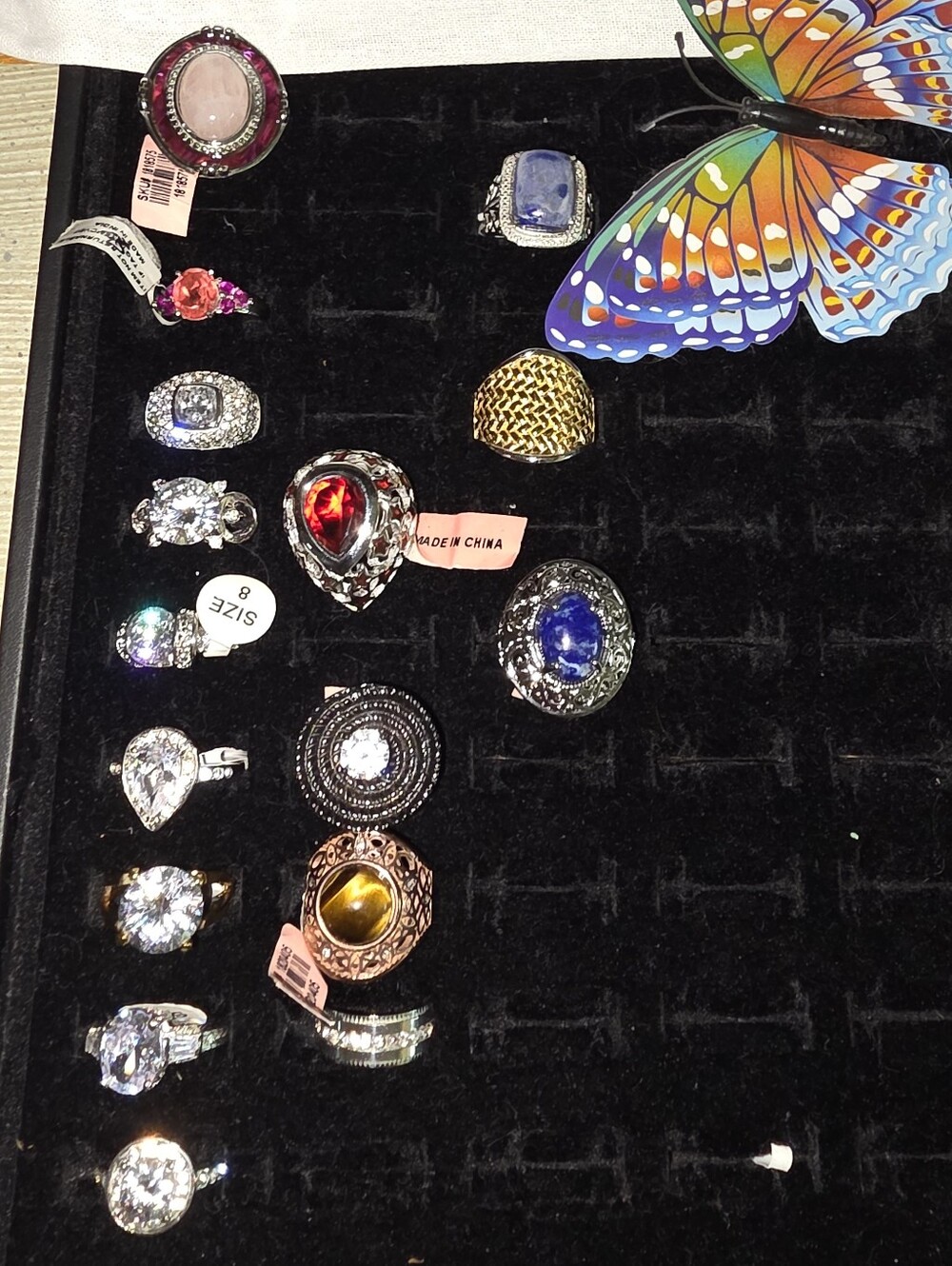 Assorted Women’s Cocktail Rings in Multi Color -